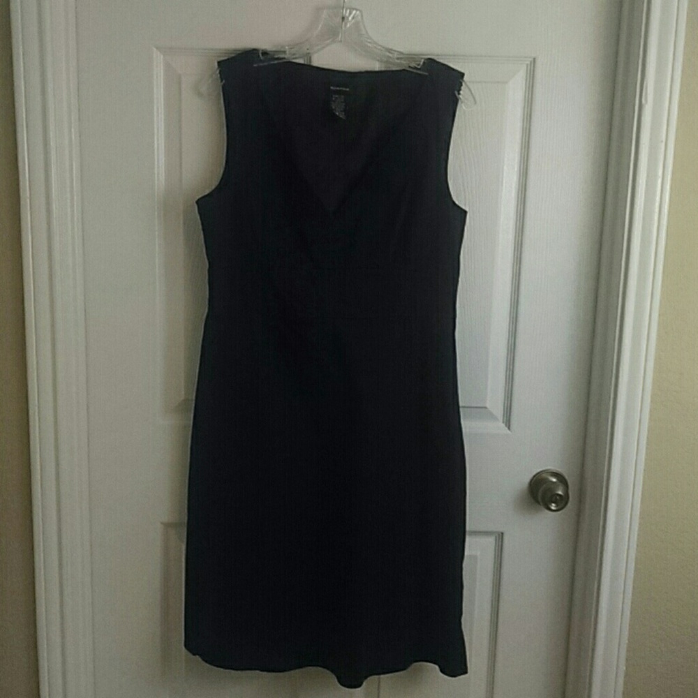 Spense classic black sheath dress